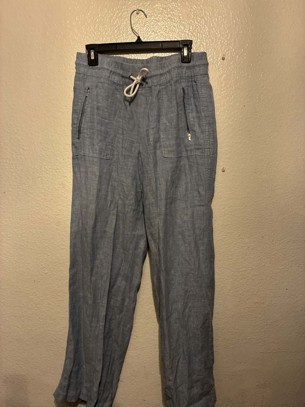 Athleta Cabo Linen Wide Leg Pants